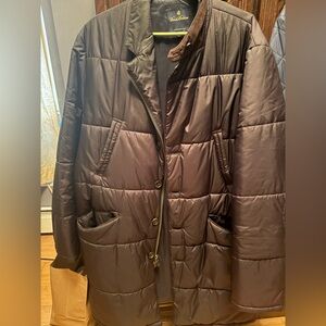 Brooks Brothers Chocolate Puffer Coat